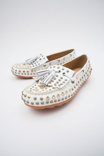 Tre Emme Mocassino Off White Donna - 6