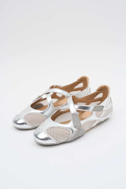 Tre Emme Ballerina Argento Donna - 2