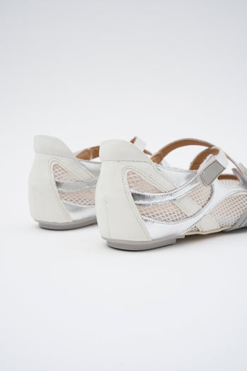 Tre Emme Ballerina Argento Donna - 5