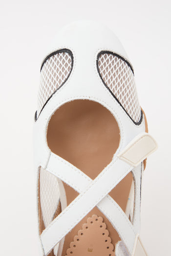 Tre Emme Ballerina Bianco Donna - 5