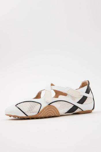 Tre Emme Ballerina Bianco Donna - 8