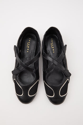 Tre Emme Ballerina Nero Donna - 7