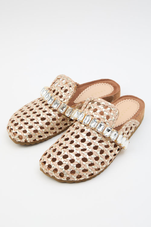 Tre Emme Ciabatta Beige/platino Donna - 2