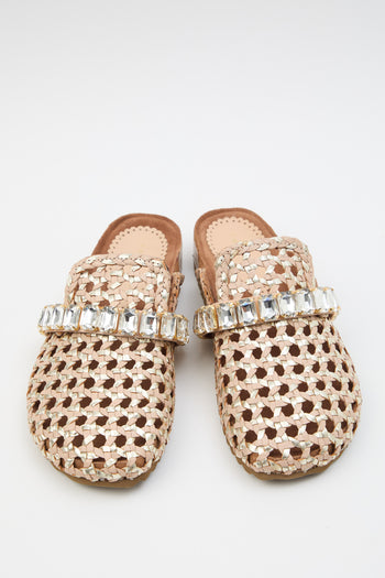 Tre Emme Ciabatta Beige/platino Donna - 7