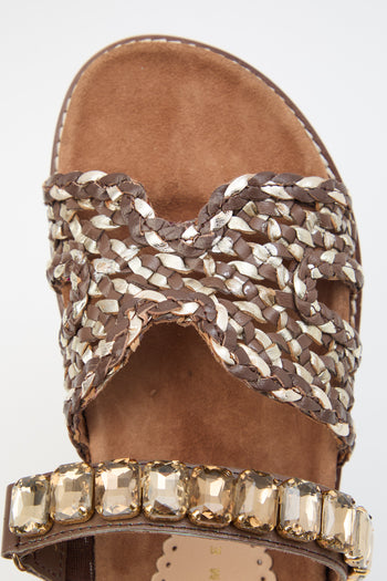Tre Emme Ciabatta Marrone/platino Donna - 6