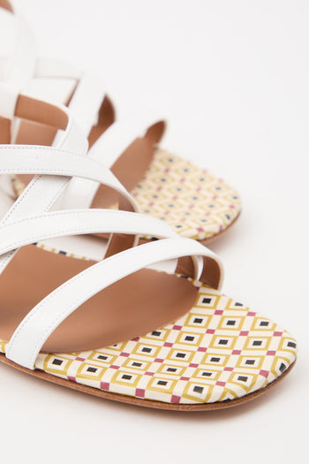 Tre Emme Sandalo Bianco+cuoio Donna - 3