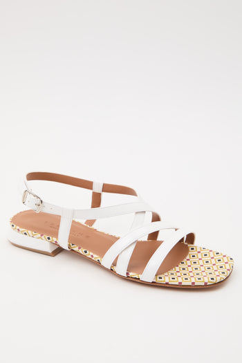 Tre Emme Sandalo Bianco+cuoio Donna - 4