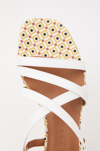 Tre Emme Sandalo Bianco+cuoio Donna - 5