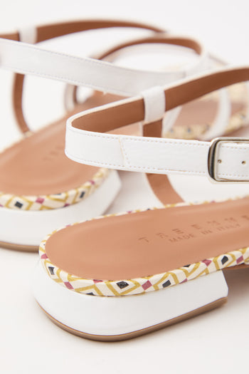Tre Emme Sandalo Bianco+cuoio Donna - 6