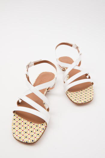 Tre Emme Sandalo Bianco+cuoio Donna - 8