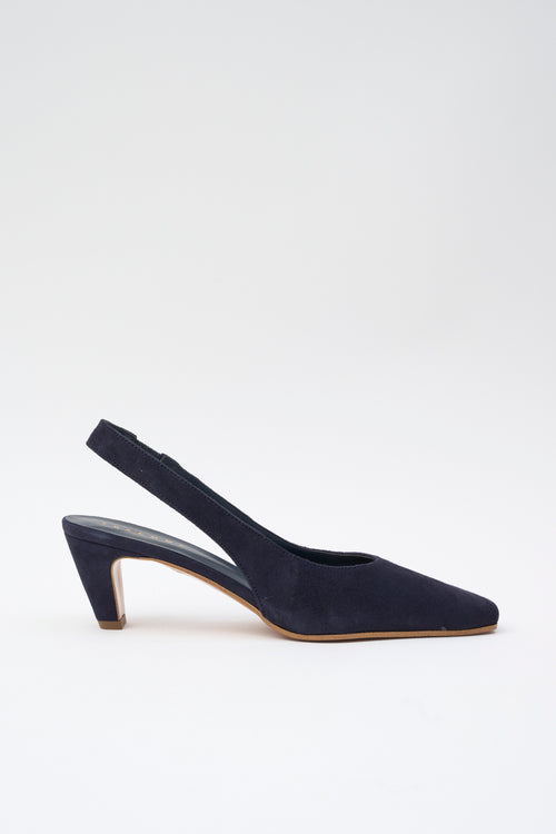 Tre Emme Slingback Navy Donna