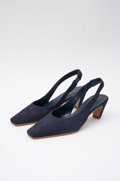 Tre Emme Slingback Navy Donna - 2