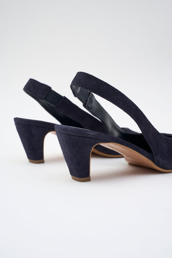 Tre Emme Slingback Navy Donna - 4