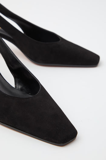 Tre Emme Slingback Nero Donna - 5