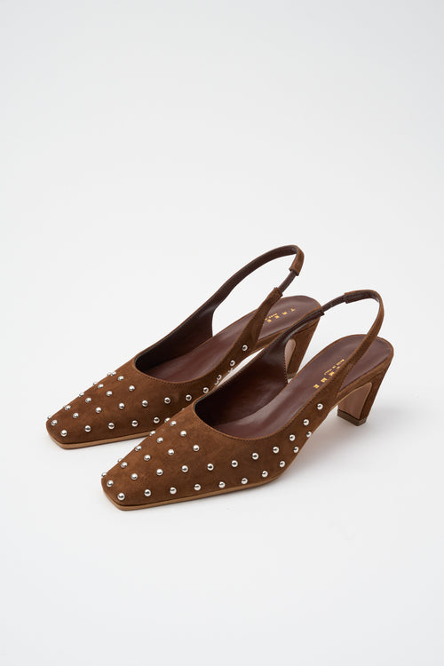Tre Emme Slingback Choco Donna