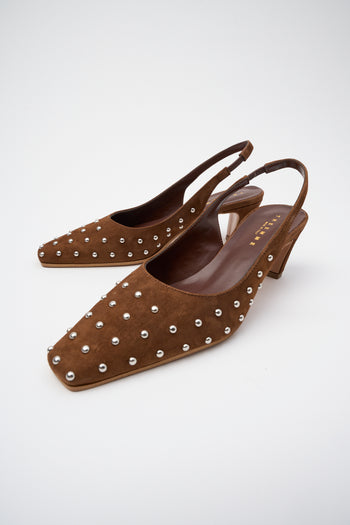 Tre Emme Slingback Choco Donna - 5