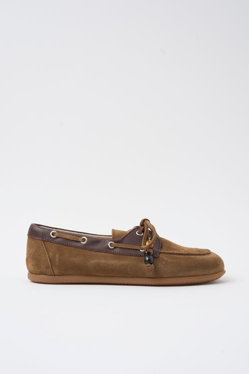 Tre Emme Mocassino Taupe+cioccolato Donna