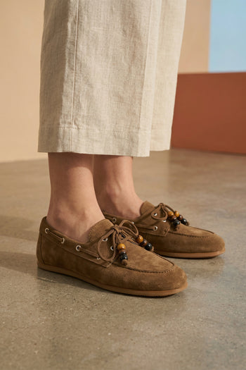 Tre Emme Mocassino Taupe Donna - 7