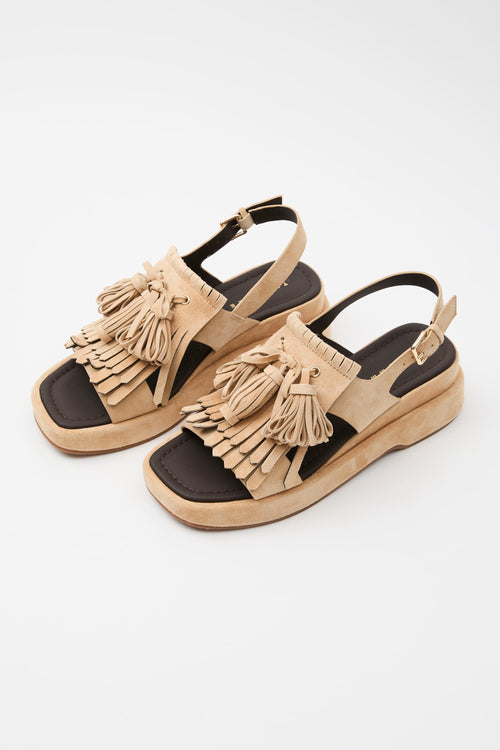 Tre Emme Zeppa Beige Donna - 2
