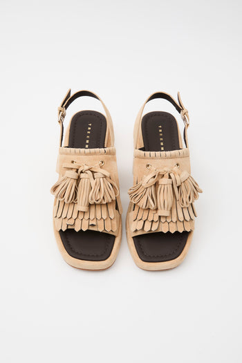 Tre Emme Zeppa Beige Donna - 3