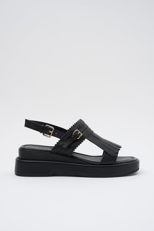 Tre Emme Zeppa Black Donna