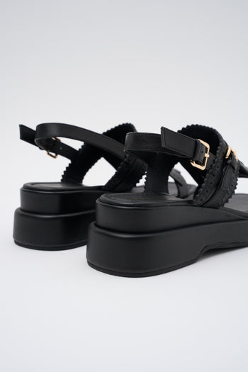 Tre Emme Zeppa Black Donna - 5