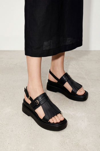 Tre Emme Zeppa Black Donna - 9