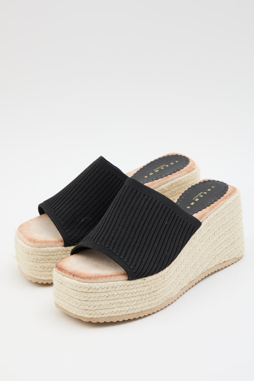 Tre Emme Ciabatta Black Donna