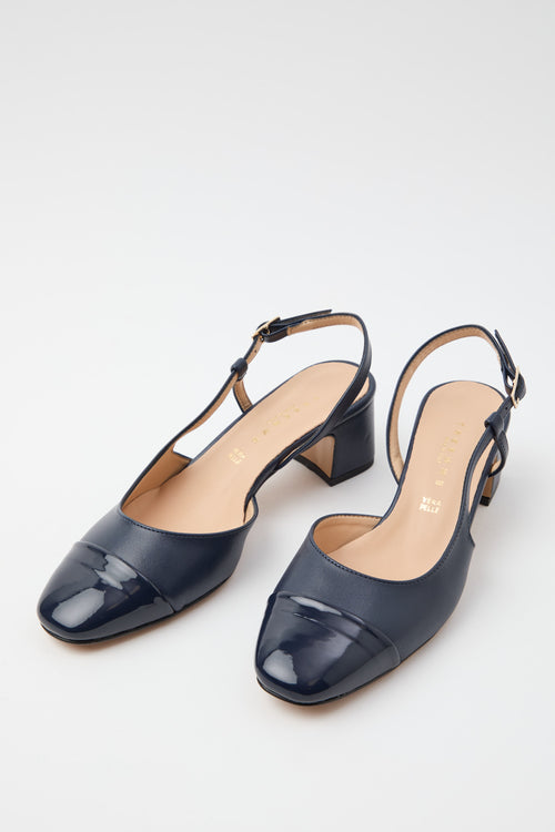 Tre Emme Slingback Blu Donna - 2