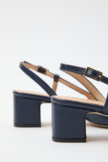 Tre Emme Slingback Blu Donna - 4