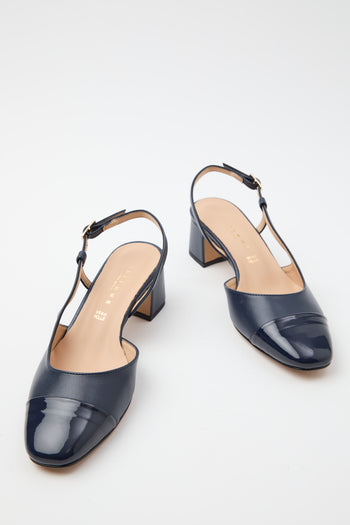 Tre Emme Slingback Blu Donna - 8