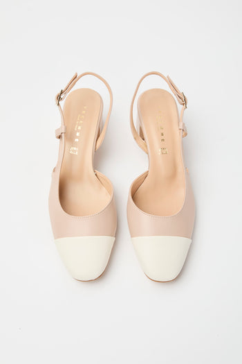 Tre Emme Slingback Burro+nude Donna - 4
