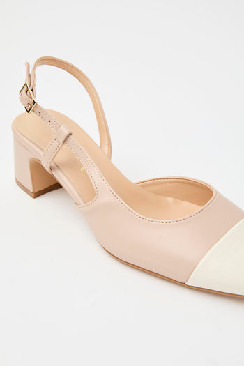 Tre Emme Slingback Burro+nude Donna - 5