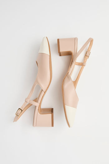 Tre Emme Slingback Burro+nude Donna - 6