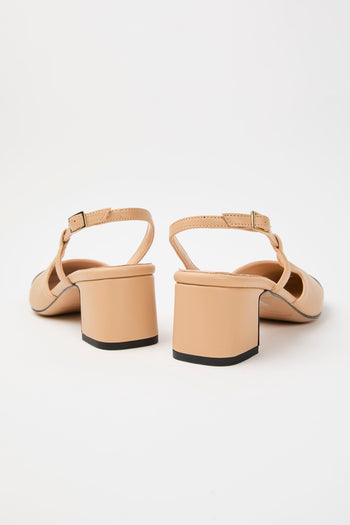 Tre Emme Slingback Nero+naturale Donna - 3