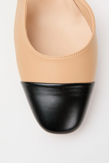 Tre Emme Slingback Nero+naturale Donna - 6