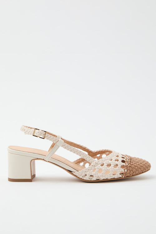 Tre Emme Slingback Naturale+burro Donna - 2