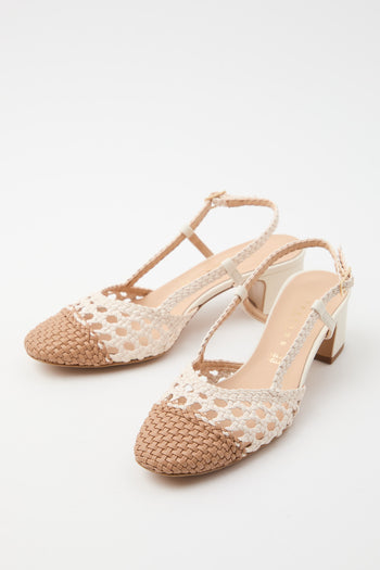 Tre Emme Slingback Naturale+burro Donna - 3