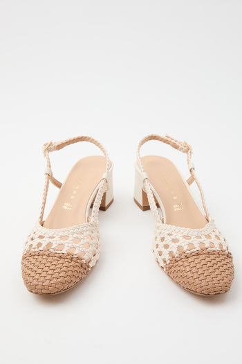 Tre Emme Slingback Naturale+burro Donna - 7