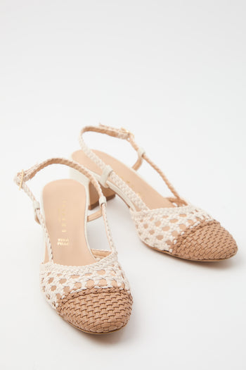 Tre Emme Slingback Naturale+burro Donna - 8