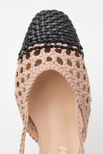 Tre Emme Slingback Nero+nude Donna - 5