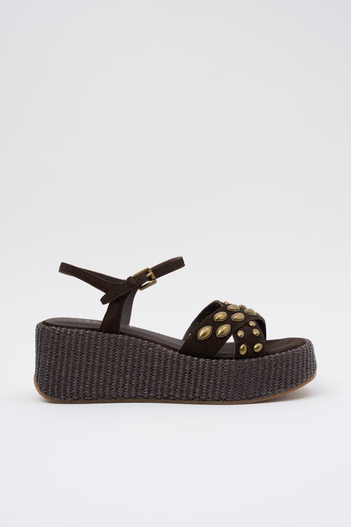 Tre Emme Zeppa Brown Donna