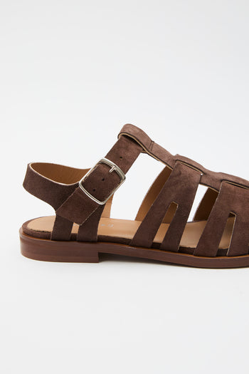 Tre Emme Sandalo Marrone Scuro Donna - 5