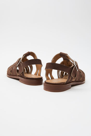 Tre Emme Sandalo Marrone Scuro Donna - 6