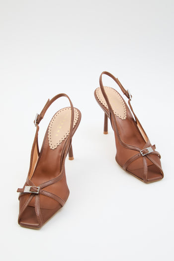 Tre Emme Slingback Camel Donna - 5