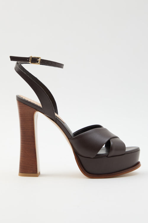 Tre Emme Sandalo Dark Brown Donna - 2