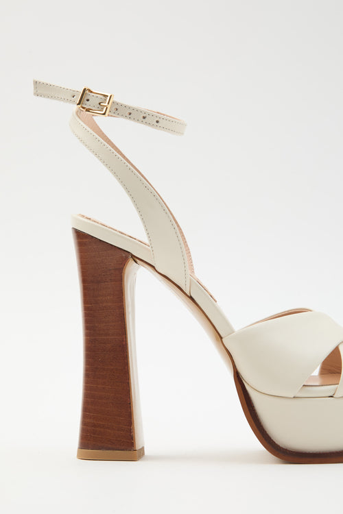 Tre Emme Sandalo Off White Donna - 2