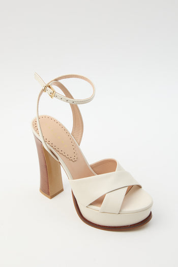 Tre Emme Sandalo Off White Donna - 3