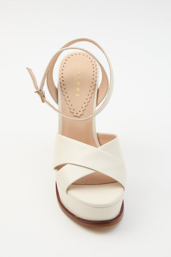 Tre Emme Sandalo Off White Donna - 4