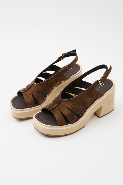 Tre Emme Sandalo Tobacco Donna - 2